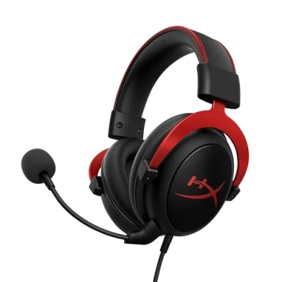 Imagen de HyperX Cloud II Wireless Auriculares inalámbricos para PC, PS4, PS5*, Nintendo Switch, batería duradera de hasta 30 horas, sonido envolvente 7.1, micrófono con cancelación ruido