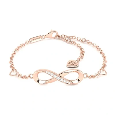 Imagen de SERASAR Pulsera Infinito Mujer en Oro Rosa, Infinito, Joyas Plata de ley 925 Mujer, Pulseras Originales, Regalo Joyería para Hermana, Madre