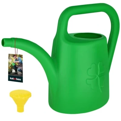 Imagen de KOTARBAU® regadera para plantas de interior, 4,5 L, Kunstsoff, con alcachofa verde, regadera, pequeña, interior