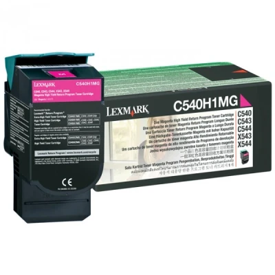 Imagen de Tóner Magenta Lexmark C540h1mg Retornable (2000 Pag)