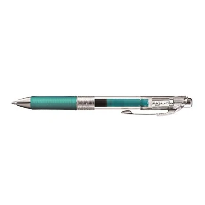 Imagen de Pentel EnerGel Pure BL77TLE S3X Bolígrafo de tinta gel con mecanismo presión, 0,7 mm diámetro la bola = 0,35 trazo, recargable, 1 unidad, color turquesa