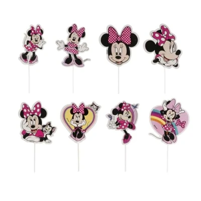 Imagen de dekora Kit para Hacer y Decorar Cupcakes de Minnie Mouse en Papel 6 Modelos 30 Unidades