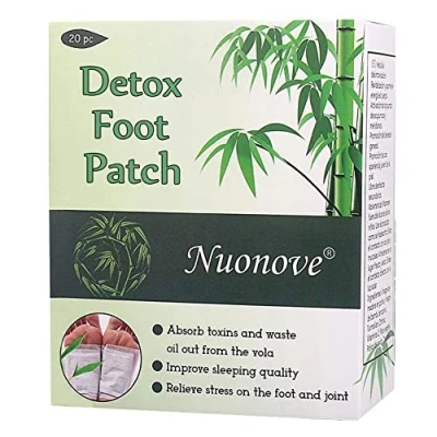 Imagen de Parches detox para Pies, Pies Desintoxicacion, Apósito el pie, Eliminan Toxinas Cuerpo Mejoran Sueño, Alivio del Dolor, 20pc