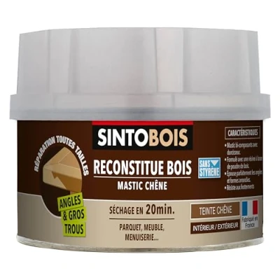 Imagen de Masilla para reparar madera de roble 500 ml Sintobois