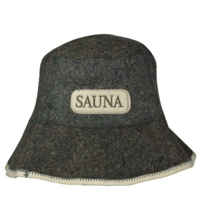 Imagen de Gorro con sauna ** Bordado, de fieltro (Fieltro, gorro) 100%