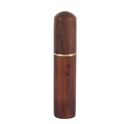 Imagen de Caja de palillo dientes madera mano soporte para Funda cápsula portátil (Material: Rosewood)