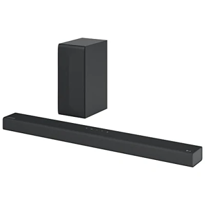 Imagen de LG S65Q Barra de Sonido Inteligente, 420W, 3.1 Canales, Envolvente DTS Virtual:X, Dolby Digital en Alta Resolución, Hi Res 24bits/96kHz, Meridian Sound Music, Negro