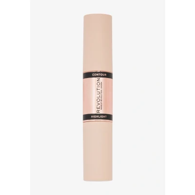 Imagen de Revolution Beauty London Contorno e Iluminador en Crema Dúo, Define los Pómulos y Esculpe el Rostro, Vegano Sin Crueldad, Oscuro, 2,4 g