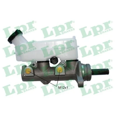 Imagen de LPR 6286 Cilindro Maestro de Freno 25,4 Aluminio 12 X 1 (2) CHRYSLER: VOYAGER 4