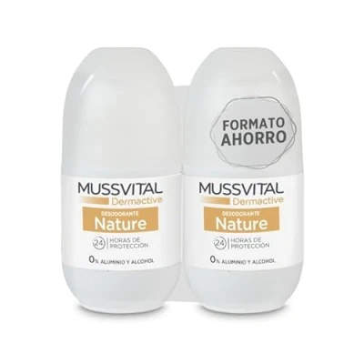 Imagen de Desodorante Mussvital Dermactive Nature Pack 2 Uds x 75ml. Roll on