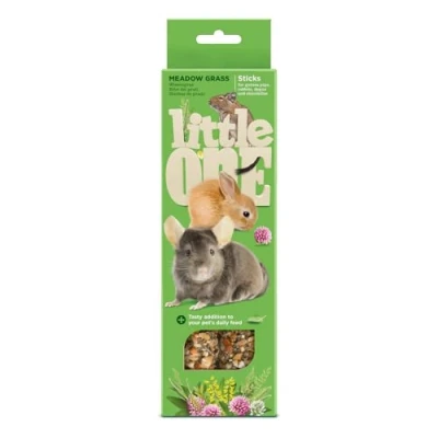 Imagen de Little One Sticks para Cobayas, Conejos y Chinchillas con Pasto de Prado 2х55g