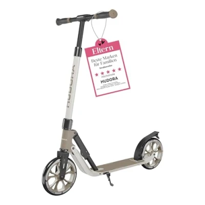 Imagen de HUDORA BigWheel 205 Advanced Scooter Patinete de Aluminio cómodo para hasta 100 kg Plegable y Ajustable en Altura niños/Adolescentes Adultos