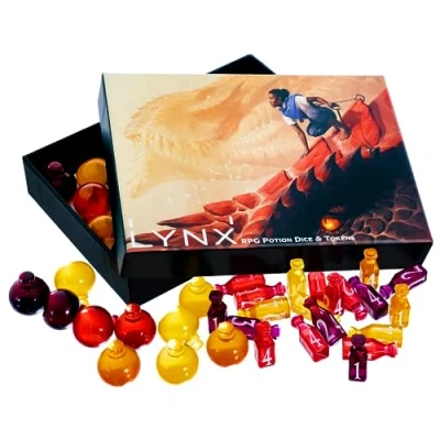 Imagen de 15 D&amp;D Poción Curativa y Cada Nivel de Tiene un Color a Juego Dados D4 / Healing Potions DND Tokens para Dungeons and Dragons, Dragones Mazmorras. Regalo Accesorios rol, RPG