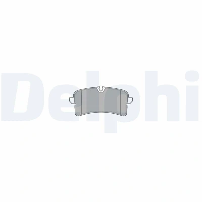 Imagen de DELPHI LP3577 Juego de pastillas freno preparado para indicador desgaste Chapa antichirridos con accesorios PORSCHE: Macan