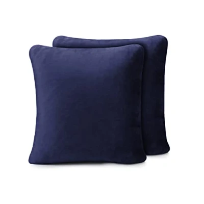 Imagen de Amago Funda de Cojín, Set 2, Sensación Cachemira, 50 x cm Azul Marino
