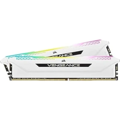 Imagen de Corsair Memoria de escritorio VENGEANCE RGB PRO SL 16 GB (2 x 8 GB) DDR4 3600 (PC4 28800) C18 1,35 V, blanco y negro