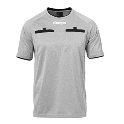 Imagen de Kempa Referee Camiseta, Hombre, Gris Oscuro Mezcla, L