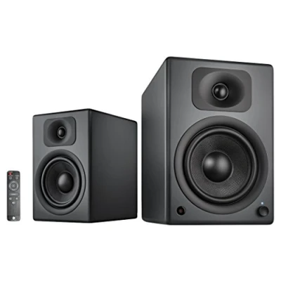 Imagen de Wavemaster Two Pro Altavoces de estantería (110 W) con Bluetooth, Color Gris Antracita