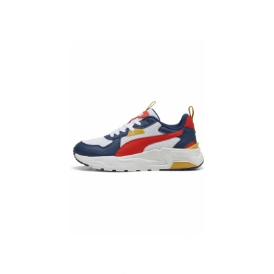 Imagen de PUMA Trinity Lite Jr, Zapatillas, Blanco Rojo Fierce Azul Persa, 36 EU