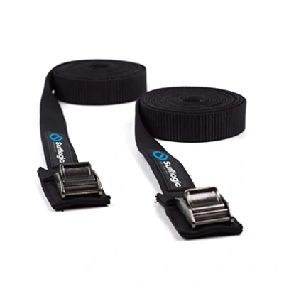 Imagen de SURF LOGIC Surflogic Tie Down Straps 4,55 m Accesorios, Adultos Unisex, Multicolor (Multicolor), Talla Única