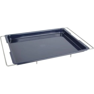 Imagen de Dr. Oetker Bandeja horno universal ajustable o extensible rectangular 41 52cm, para asados, lasañas, pizzas, base esmaltada con antiadherente de óptima calidad, 33x41x3cm, 1ud. BACK LIEBE
