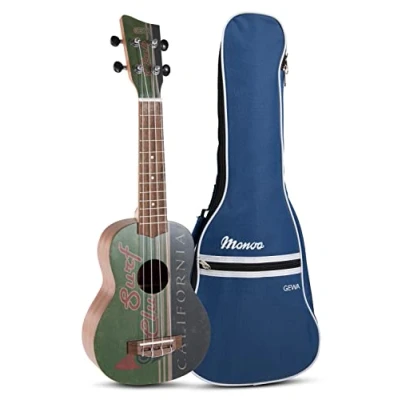 Imagen de Gewa Soprano Ukulele Manoa Seaside K SO SC Surf Club Incluye bolsa de concierto acolchada