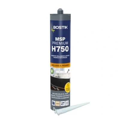 Imagen de BOSTIK MSP H750 PREMIUM Crema, Adhesivo Sellador Profesional, Alta Resistencia, Sellado Elástico y Duradero, Sostenible, Interior Exterior, Cartucho 290 ml