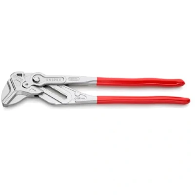 Imagen de Knipex X Cut® Alicate de corte diagonal compacto cromado, homologado por VDE; integrada para colocar una protección anticaída 160 mm (cartulina autoservicio/blíster) 73 06 T BK