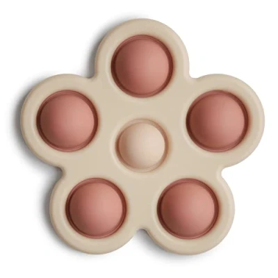 Imagen de Mushie Press Toy para Niños y Adultos Juguetes Sensoriales Concentración Atención Seguro Pequeños, Niñas Rose/Blush/Shifting Sand