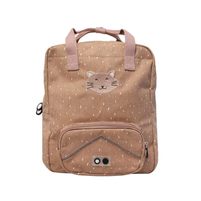 Imagen de Mochila Escolar Grande Mr. Cat Personalizable