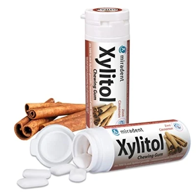 Imagen de miradent Xylitol Chewing Gum Juego de gomas para masticar (6 unidades, 30 g, 6 g)