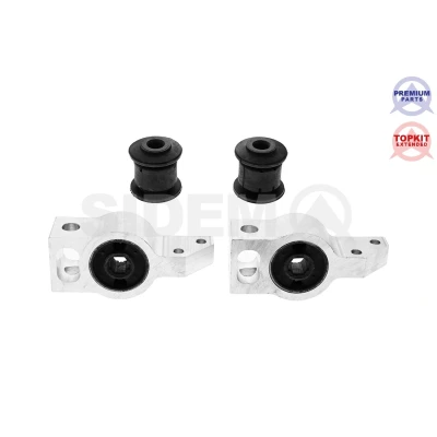 Imagen de SIDEM 863656 KIT Silentblock Brazo de Suspension Eje delantero abajo Rodamiento caucho metal oscilante transversal VOLKSWAGEN: Sharan II