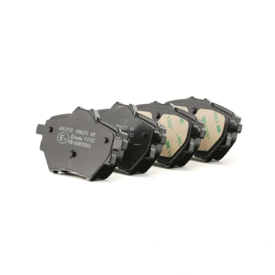 Imagen de BREMBO P 61 122 Juego de pastillas freno excl. contacto avisador desgaste con tornillos pinza accesorios PEUGEOT: Rifter MPV