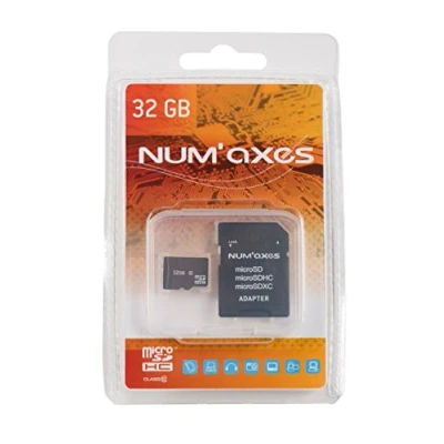 Imagen de NUMAXES 32 GB MicroSD Memory Card Class 10 with Adapter