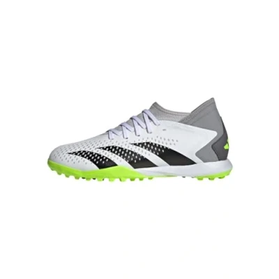 Imagen de adidas Predator Accuracy.3 Turf Boots, Botas de fútbol Unisex Adulto, Cloud White/Core Black/Lucid Lemon, 46 EU