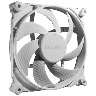 Imagen de be quiet! ventilador Silent Wings 4 140mm PWM high speed White, aletas optimizadas, alto rendimiento extraordinario, presión de aire extremadamente alta, funcionamiento muy silencioso, BL117