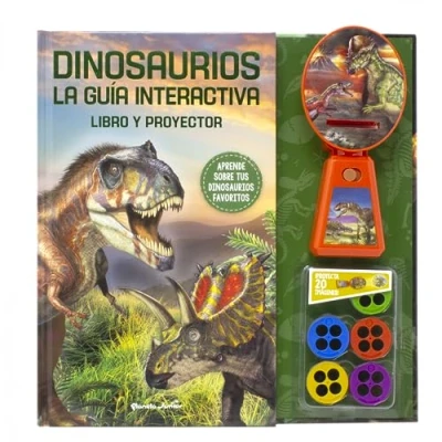 Imagen de Dinosaurios. La guía interactiva: Libro con proyector (Libros educativos)