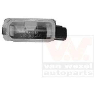 Imagen de VAN WEZEL 1881920 Luz Matricula posterior sin portalámparas FORD: MONDEO 4 Stufenheck, 4, Turnier