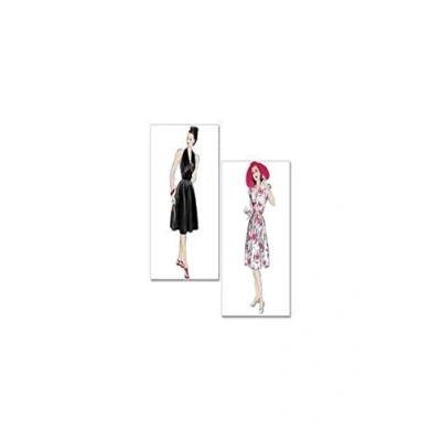 Imagen de Butterick B5209 Patrón de Costura para Confeccionar Vestido Retro Mujer (2 Modelos Diferentes) [en inglés y alemán]