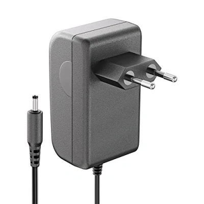 Imagen de ledscom.de Fuente de alimentación LED 24 W para sistema enchufe ATOM, enchufe, V CC, negro, IP20, transformador, red, adaptador transformador LED, cable