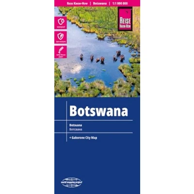 Imagen de Botsuana, mapa impermeable de carreteras. Escala 1:1.000.000 impermable. Reise Know How.: reiß und wasserfest (world mapping project) (Botswana (1:1.000.000))