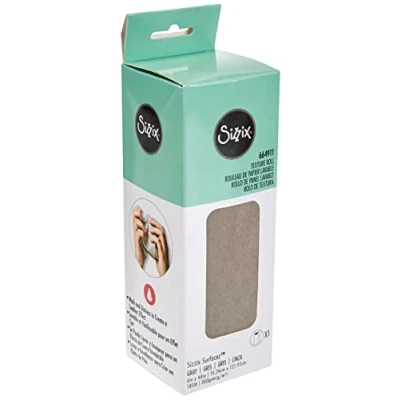 Imagen de Sizzix Surfacez Texture Rollo 6&quot; x 48&quot; Gris, 664911, Acero aleado, Talla única