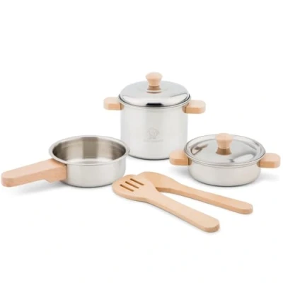 Imagen de New Classic Toys 10640 Metal Pan Set, Multicolore Color, (10640)