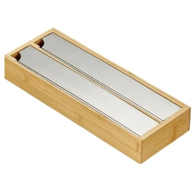 Imagen de Space Home Dispensador con Cuchilla de Papel Aluminio y Film Organizador Portarrollo para Cortador