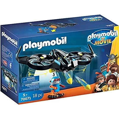 Imagen de PLAYMOBIL: The Movie 70071 Robotitron con Dron, A Partir de 5 años