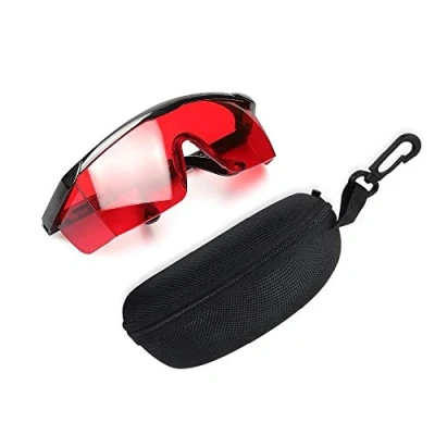 Imagen de láser rojo Gafas mejoradas Huepar GL01R Ajustable para mejorar la seguridad de protección los ojos Alineación nivel