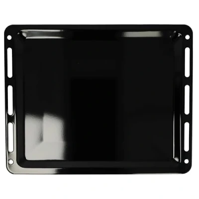 Imagen de vhbw Bandeja reemplaza Bosch 1101433, 11029050, HEZ631070 para horno 45,5 x 36,1 2 cm, antiadherente, esmaltado negro