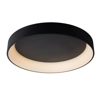 Imagen de Lucide Plafón LED Talowe, negro, Ø 80 cm