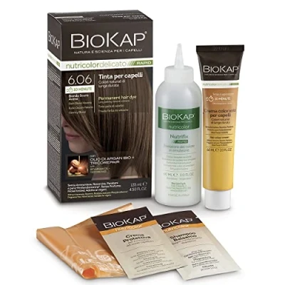 Imagen de Biokap Rapid Delicato 6.06 Rubio Oscuro Habana 140 ml 200 g