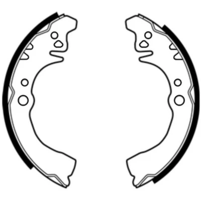 Imagen de ABE C06017ABE Zapatas de Freno Eje trasero 180 38 DAIHATSU: CUORE 6